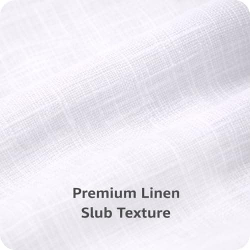 70 LEA Pure Linen Fabric White Unstitched 58 Inch Width | Premium Soft Cotton Feel Breathable Summer Cloth Material for Shirt Kurta Pajama Trouser for Men (1.8 Meter – Short Kurta/Loose Shirt) 3