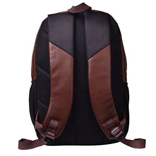 F Gear BiFrost Brown 27L, Unisex Premium Art Leather Formal Business Office Travel Stylish Executive Laptop Backpack|Fits upto 17" Laptop Padded Sleeve |Water Resistant|Made In India|1 year warranty 4
