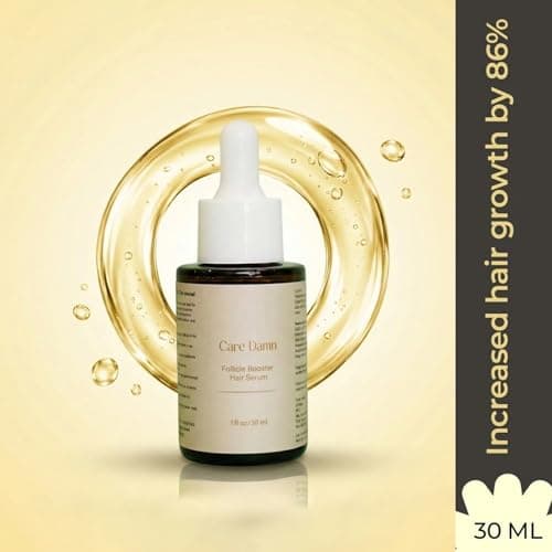 CARE DAMN Hair Regrowth Serum for Hair Fall Control | Redensyl, Procapil, Anagain, Baicapil & Rosemary Extract | Follicle Booster for Stronger Hair | Suitable for Men & Women (30 ml) (Pack of 1) 2