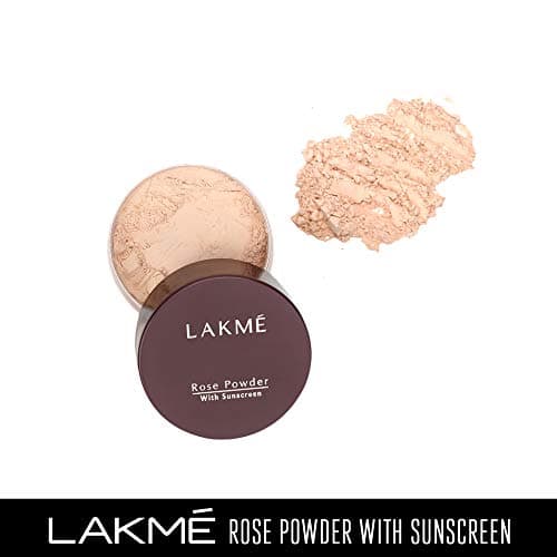 LAKMÉ Rose Loose Face Powder with Sunscreen For All Skin Types, Matte Finish, Soft Pink, 40 g & 9 to 5 CC Cream Mini, 01 - Beige, L 9 g 3