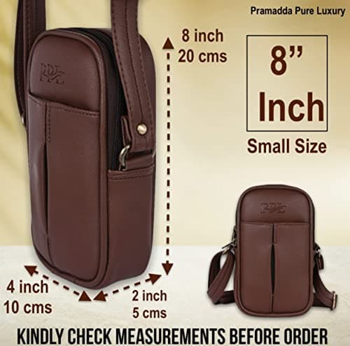 Pramadda Pure Luxury Stylish Faux Leather Messenger Sling Combo Gift Pack For Men Women | Birthday Festival Diwali Gift Item Hamper | Corporate Employee Staff Gift Set 2