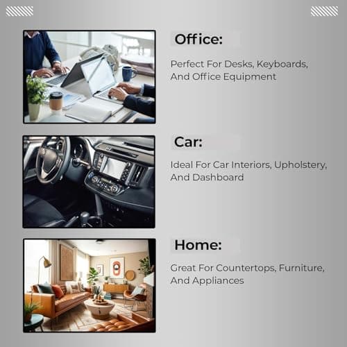 T TOPLINE Car Interior Cleaning Brush Set, Soft Microfiber Duster with Ergonomic Handle, Car Cleaning Brush with Handle Wet & Dry Car Washing Brush Ideal Car Accessories (Brush Combo) 6