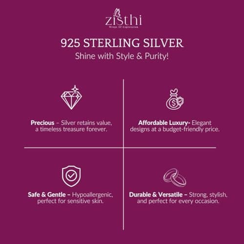 ZISTHI 925 Sterling Silver Gold Plated Leaf Grace Zircon Earrings, Elegant & Timeless Jewelry Gift for Girls and Women, Perfect for Birthdays, Anniversaries, and Special Occasions 5