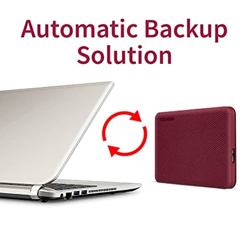 Toshiba Canvio Advance 2TB Portable External HDD, USB3.0 for PC Laptop Windows and Mac. 3 Years Warranty. External Hard Drive - Black 3