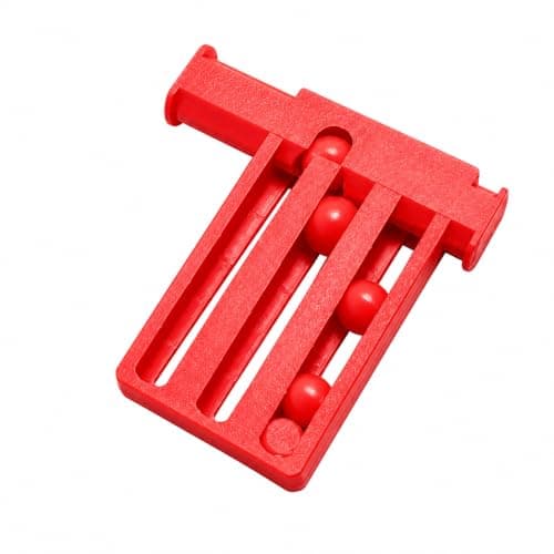 Doozle Swapping Puzzle Game for Kids & Adults | Brain Teaser Logic Challenge | Educational STEM Learning Toy | 3D Printed Strategy Puzzle (Red)