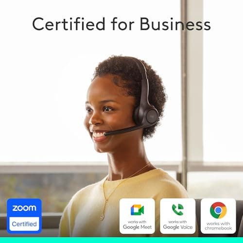 Logitech Zone 305 for Business, Wireless Bluetooth Headset with Microphone, for Google Meet, Google Voice, Zoom, Compatible with Windows, Mac, Chrome, Linux, iOS, iPadOS, Android 2