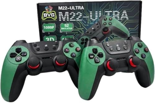 DROYALCREATIONS M22 Ultra Game Console with Wireless Controller – Retro Gaming Console with 52 Emulators & 30,000+ Built-in Games Special Edition, HDMI TV Video Game System for Kids & Adults