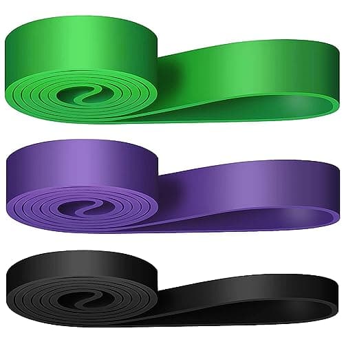 Proberos® Resistance Bands Set, Durable TPE Stretch Band for Exercise, Strength Training, Stretching, Yoga, Physical Therapy, Full-Body Home/Gym Workouts, Portable Fitness Accessories (3 Pcs 10-55kg)