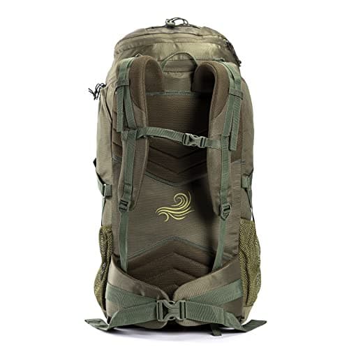 Tripole Air Trekking and Travel Rucksack with Rain Cover and Laptop Sleeve | 3 Year Warranty (Green, 62L) 2