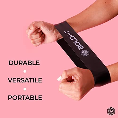 Boldfit Resistance Bands Mini Loop Set (Pack of 3) Hip Toning Exercise for Gym Booty, Latex Thera for Fitness, Multicolor 5