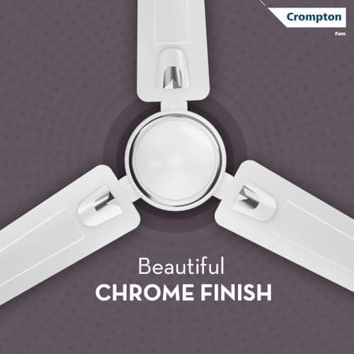 Crompton SUREBREEZE HILL BRIZ NEO 1200 mm (48 inch) Ceiling Fan (Opal White) Star rated energy efficient fans 3
