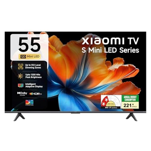 Xiaomi 138 cm (55 inches) 4K UHD Smart Quantum MagiQ S Mini LED Google TV L55MC-IN
