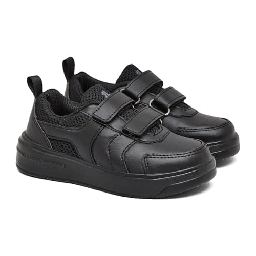 Campus Kids CS-26106V All Black School Shoes - 12UK/India 1 Pair 3