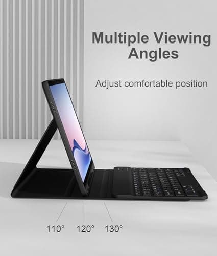 Ocricll Case with Keyboard for Samsung Galaxy Tab A9 Plus / A9+ (Black) 4