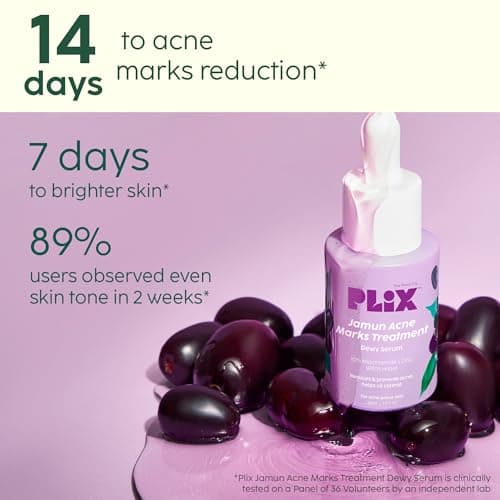 The Plant Fix Plix Jamun Face Wash and Acne Marks Serum Combo(100ML + 30ML) For Acne spots & Oil Control, For Breakouts | Oily & Acne Prone Skin | Women & Men 2
