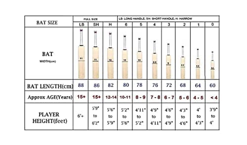 Pro Play Cricket Bat Popular WillowFull Size with Bat Cover Play for Rubber Ball | Tennis Ball | Plastic Ball (Virat Kohli_MRF) 4