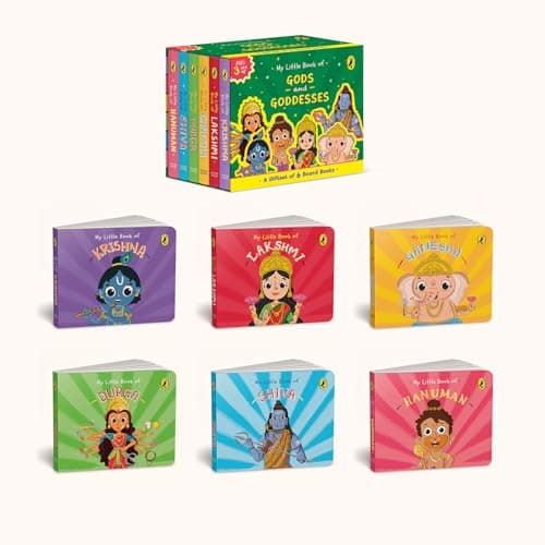 My Little Book of Gods and Goddesses: Illustrated board books on Hindu mythology: Krishna, Lakshmi, Ganesha, Shiva, Durga, Hanuman; for ages 3+ 3