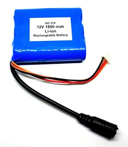 INVENTO 1Pcs 11.1V - 12V 1800mAh 55x65x18mm Lithium ion Li-ion 3.7V x 3 Cell Rechargeable battery Pack For DIY 3