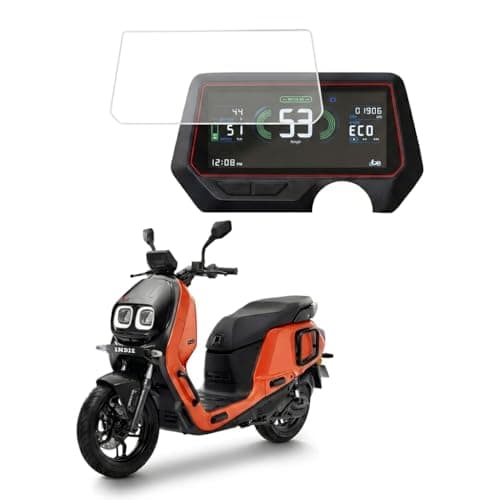 DOMCHI Tempered Glass Screen Protector Compatible for RIVER INDIE EV GEN 3 with Edge to Edge Coverage and Easy Installation kit.