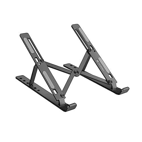 My Buddy K Portable Laptop Stand with Adjustable Height, Foldable, OverHeating Protection for Laptops & MacBooks