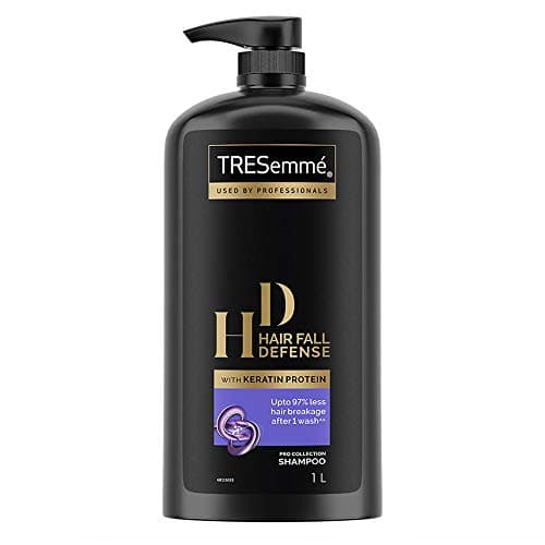 Tresemme Hair Fall Defence Shampoo, With Keratin Protein, Upto 97% Less Hair Breakage, 1 Ltr