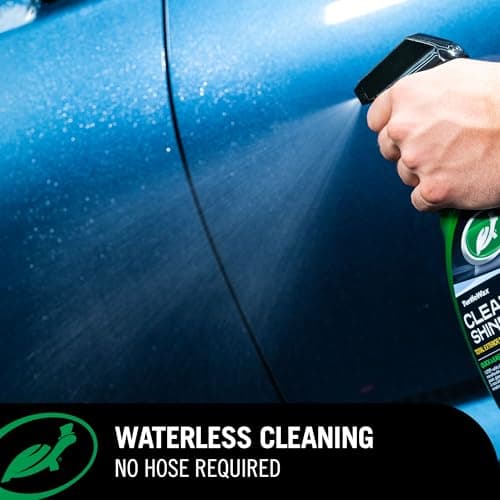 Turtle Wax Clean and Shine Total Exterior Detailer, Waterless Car and Bike Wash Spray, High Shine Car Polish, Suitable for All Exterior Car or Bike Paint, Glass, Plastic and Wheels, 768ml, Pack of 1 5