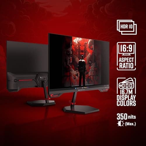 Zebronics S27A 27"" (68.5 cm) Gaming Monitor, 220Hz Refresh Rate, Fast IPS Display, HDMI, DP, FHD 1920x1080, 350nits Brightness, Built-in Speakers, ZGame Aid, Adaptive Sync, Bezel-less, Wall Mountable 4