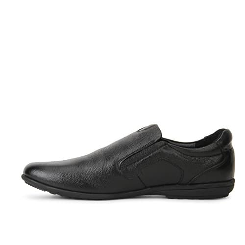 Red Chief Genuine Leather Formal Slip-On Shoes for Men | Elegant & Comfortable Office Wear | Black | RC3512 5