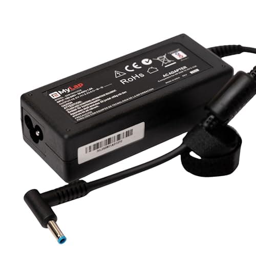 Mylap Blue Pin Laptop Adapter Charger Compatible for HP 65W 19.5V 3.33A,4.5 * 3.0 mm (Blue Pin) (BIS Certified) - 1 Year Replacement Warranty