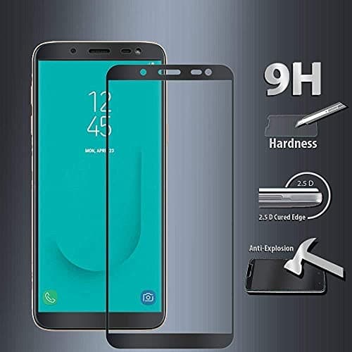 JGD PRODUCTS (Black 11D Tempered Glass for Samsung Galaxy J6 (2018) -Edge to Edge Full Screen Coverage 3