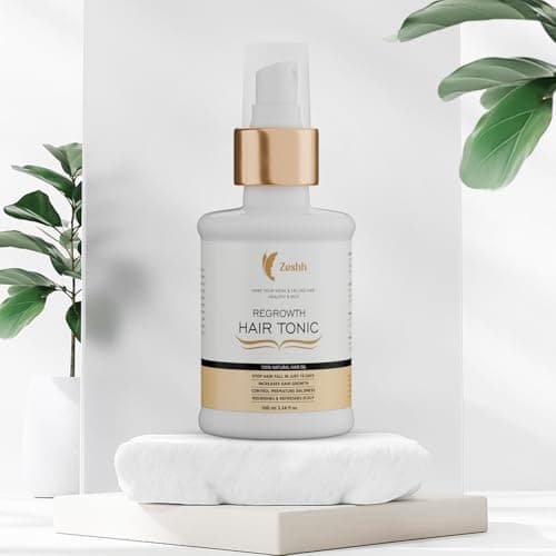 Regrowth Hair Tonic for Hair Growth & Hair Fall Control | Enriched with Brahmi, Neem, Bhringraj & Amla | Non-Sticky, Ayurvedic, Unisex Scalp Tonic – 100ml 2
