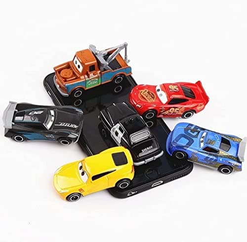 Galaxy Hi-Tech Mini Metal Die Cast Car Set of-6 Toy Vehicle Play Set Free Wheel High Speed Unbreakable Car for Kids, Small Racing Exciting Playtime Adventures, Movie Vehicles for Kids 3