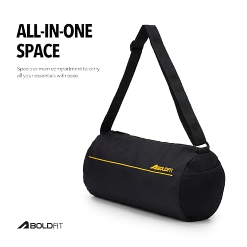 Boldfit Gym Bags for Men Compact 17 L Sports Duffle for Women Unisex Duffle Bag for Carry & Travel Adjustable for Shoes Towel Duffel Sports Bag 17L 2
