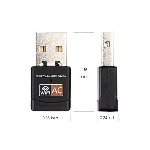 Connecting Usb Wireless Adapter 600Mbps Realtek Rtl8811Au Chipset Mini Type Dual Band 11Ac Wifi Dongle Ieee 802.11 A/B/G/N/Ac Fo 4