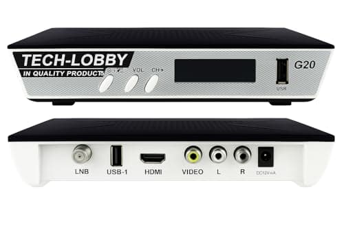 Tech-Unique Digital HD MPEG-4 Free to Air Set Top Box FTA with 5 Multi Language 120+ Channels 2
