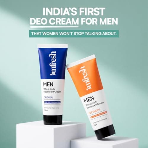 imfresh Men Dopenight 75gm & Original 75gm | Deodorant Cream For Whole body & Underarms Area | Long Lasting Odour Control | Whole Body Odour Protection | Helps in brightening underarms | Alcohol-Free  2