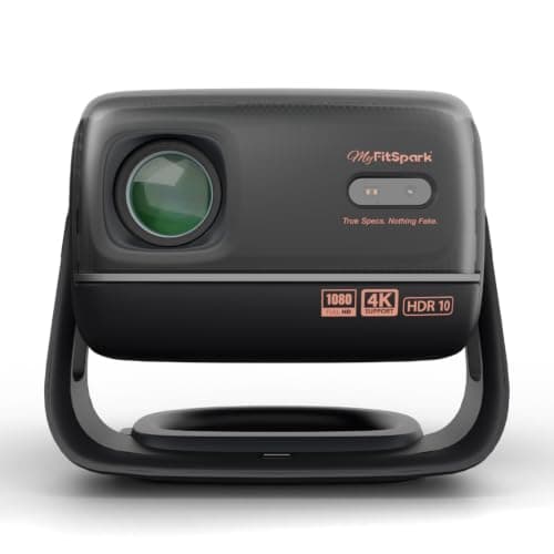 MyFitSpark CINEMAGIC 102 Pro Native 1080p Projector 4k Ultra HD Support