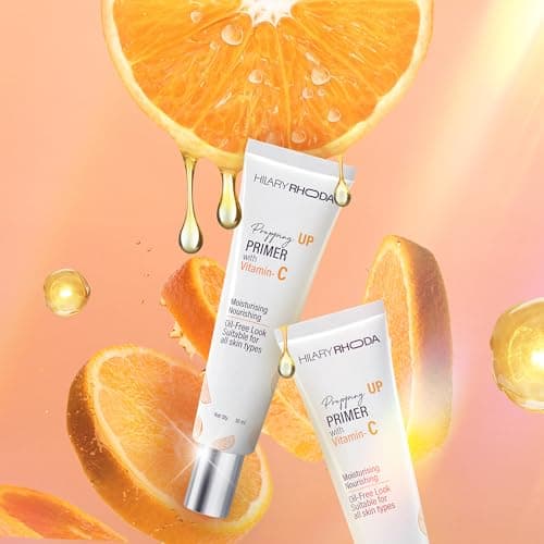 Hilary Rhoda Prepping UP PRIMER with Vitamin C | Pore Minimizer & Blur Primer | Oil Control & Suitable for All Skin Types | Infused with Vitamin C | 30 ml 5