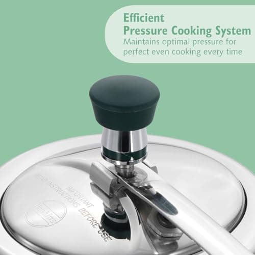 Hawkins Quik 1.5 Litre Stainless Steel Pressure Cooker | Straight Body | Induction & Gas Compatible | Ideal for 1–2 persons | ISI Certified | Guaranteed for 5 year | Silver (QSP15) 5