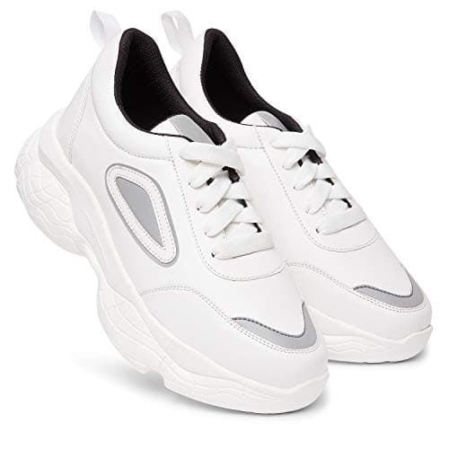 Longwalk Women and Girls Sneakers (6 UK/India 39 Euro) White
