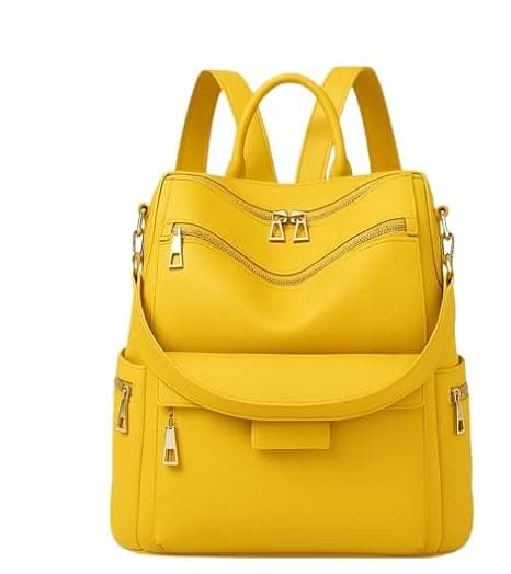 ProArch Leather Backpack for Women Elegant Backpack Purse Ladies Leather Shoulder Fitting Gift for Sister, Mother Bhabhi Birthday Christmas