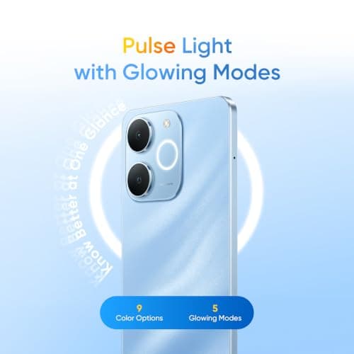 realme narzo 80 Lite (See Blue,4GB+64GB) 2026 | 6300mAh Segment's Biggest Battery | 7.94mm Slim Design | 300% Ultra Volume | Pulse Light: 9 Colors, 5 Glow Modes | Ai Assist 5