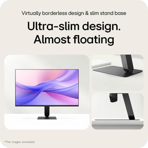 LG 24 Inch IPS FHD Monitor 1920 x 1080,1 MS MBR, 120Hz, sRGB 99% Typ(CIE1931),1500:1 Contrast, Black Stabilizer,Virtual Borderless, Flicker Safe, Reader Mode, HDMI,VGA, 24U411A, (Black) 2