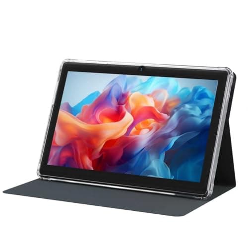 WUIUHOU 7 inch Android Tablet, 7 inch HD IPS Touchscreent, Quad-Core, 4GB RAM 32GB ROM 1TB Expand, 2MP + 5MP Dual Camera, WiFi 6 Bluetooth 3000 mAh Battery Tab Tablet with Case.