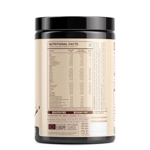 Sparkfusion Daily Protein Shake With Hebrs | 21 Gm Protein With 8 Hebrs For Men & Women | Alphonso Mango Flavour 500 Gm 5