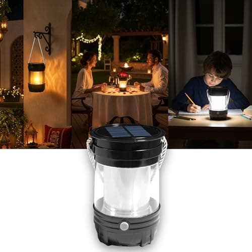 Homehop Solar Light Outdoor Home Waterproof Decorative Flickering Flame Portable Torch LED Rechargeable Table Lamps for Home, Balcony, Garden, and Indoor Use
