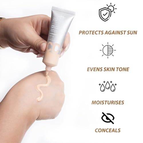 Daily Life Forever52 Color Correcting Full Coverage CC Cream for Normal Skin | Conceals Dark Spots and Blemishes (Blonde - 001) 4