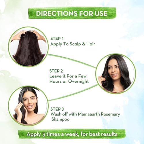 Mamaearth Rosemary & Methi Dana Hair Oil - Promotes Growth, Controls Fall, Strengthens & Stimulates New Growth | 200 ml 5