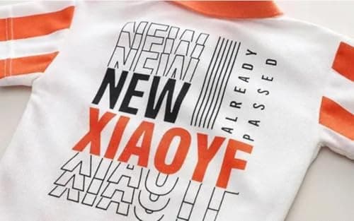 Stylish Cotton Kids Clothes for Boys Set with Printed T-Shirt and Shorts | Comfortable Baby Boy Dress | Soft Kids Dress Boy Outfit for Playtime, Outings & Summer Comfort (Orange, 5-6 year) 3