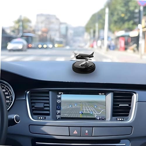Sameili ® Car Seat Aroma Aeroplane Car Air Freshener Perfume Fragrance for Car Dashboard Car Aromatherapy Car Interior, Decoration Perfume 5 ML (Silver) 6